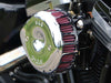 Mini Teardrop Air Cleaner Kit - Chrome. Fits Sportster 2007-2021 with EFI.