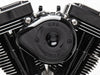 Mini Teardrop Air Cleaner Kit - Black. Fits Big Twins 1993-2017 with CV Carb or Cable Operated Delphi EFI.