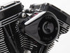 Mini Teardrop Air Cleaner Kit - Black. Fits Big Twins 1993-2017 with CV Carb or Cable Operated Delphi EFI.