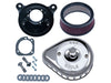 Mini Teardrop Air Cleaner Kit - Chrome. Fits Sportster 1991-2006 with CV Carburettor.