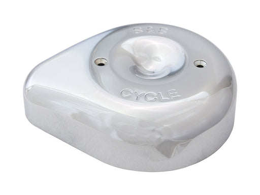 Teardrop Air Cleaner Cover - Chrome. Fits S&S Stealth Air Cleaners.