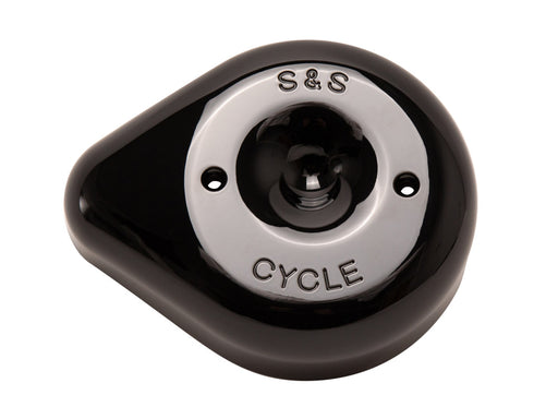 Teardrop Air Cleaner Cover - Black. Fits S&S Stealth Air Cleaners.