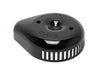 Slasher Teardrop Air Cleaner Cover - Black. Fits S&S Stealth Air Cleaners.