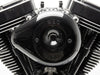 Slasher Teardrop Air Cleaner Cover - Black. Fits S&S Stealth Air Cleaners.