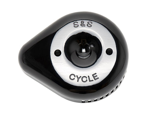 Slasher Teardrop Air Cleaner Cover - Black. Fits S&S Stealth Air Cleaners.