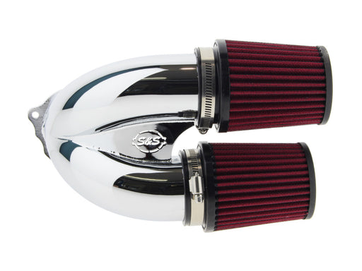 Tuned Induction Air Cleaner Kit - Chrome. Fits Touring 2008-2016, Softail 2016-2017, CVO Softail 2011-2017 & Dyna Low Rider S 2016-2017 with Throttle-by-Wire