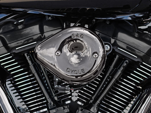 Mini Teardrop Air Cleaner Kit - Lava. Fits Touring 2017-2024 & Softail 2018-2024