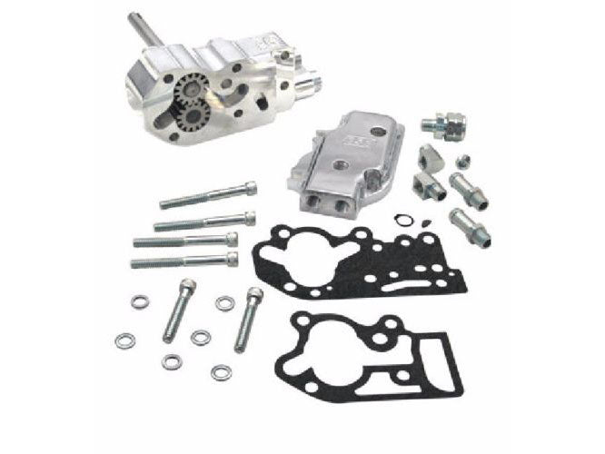 Oil Pump - Polished. Fits Big Twins 1992-1999.