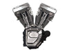 111ci Twin Cam Engine - Black with Chrome Covers. Fits Dyna 2006-2017 & Touring 2007-2016