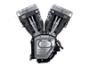 111ci Twin Cam A Engine - Black with Chrome Covers. Fits Dyna 1999-2005 & Touring 1999-2006 Models.