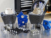 Power Pack - 129ci Big Bore Kit with Chain Drive 550 Camshaft, Highlighted Fins & Black Pushrod Tubes. Fits Milwaukee-Eight 2017-2024 with 107ci Oil Cooled Engine