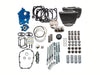 Power Pack - 132ci Big Bore Kit with Chain Drive 550 Camshaft, Highlighted Fins & Chrome Pushrod Tubes. Fits Milwaukee-Eight 2017up with 114ci or 117ci Oil Cooled Engine
