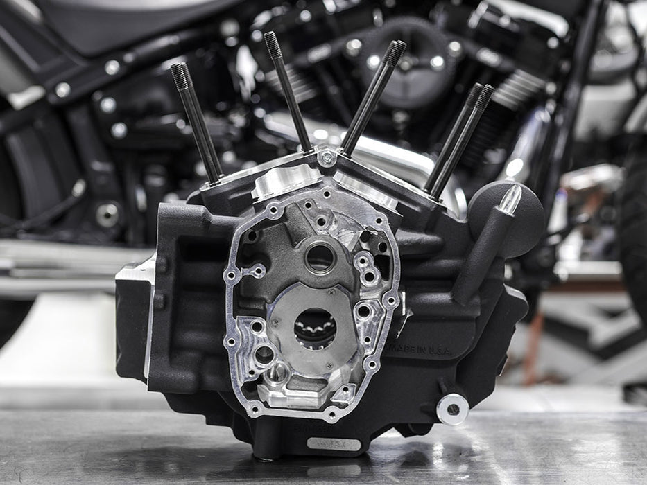 Crankcase Assembly - Black. Fits Softail 2018up