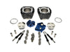 Power Pack - 129ci Big Bore Kit with Chain Drive HPT496 Camshaft, Highlighted Fins & Black Pushrod Tubes. Fits Milwaukee-Eight 2017-2024 with 107ci Oil Cooled Engine