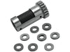 Standard Steel Rotary Breather Gear Kit with Shims. Fits Big Twin 1948-Early 1977.