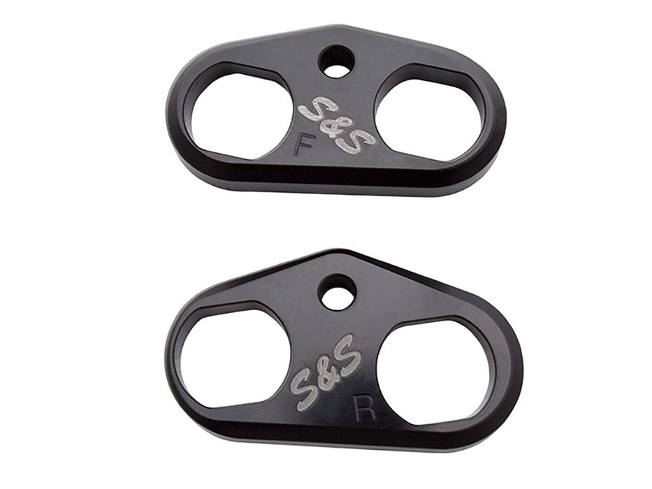 Lifter Cuffs - Black. Fits Milwaukee-Eight 2017up.