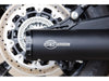 Grand National 2-into-1 Exhaust - Black with Black End Cap. Fits Indian Scout 2015-2024