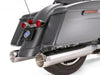 4-1/2in. Mk45 Slip-On Mufflers - Chrome with Chrome Thruster End Caps. Fits Touring 2017up.