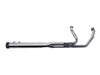 2-into-1 Sidewinder Exhaust - Chrome with Black End Cap. Fits Touring 2017up.