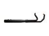 2-into-1 Sidewinder Exhaust - Black with Black End Cap. Fits Touring 1995-2016.