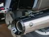 4.5in. GNX Slip-On Mufflers - Chrome with Black End Caps. Fits Touring 2017up.
