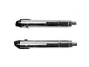 Broadhead 4in. Slip-On Mufflers - Chrome with Black End Caps. Fits Indian Big Twin 2014up with Hard Saddle Bags.