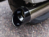 4-1/2in. Mk45 Slip-On Mufflers - Lava Chrome with Black Cutlass End Caps. Fits Touring 2017up.