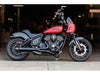 Qualifier 2-into-1 Exhaust - Black. Fits Indian Cruiser 2022up