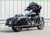 Swindler 2-into-1 4.5in. Muffler Kit - Black with Black End Cap. Fits Touring 2017up