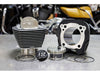 132ci Big Bore Kit with Highlighted Fins - Black. Fits Milwaukee-Eight 2017up 114ci or 117ci Engine.