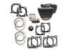 136ci Big Bore Kit with Highlighted Fins - Black Granite. 11.0:1 Compression. Fits CVO Milwaukee-Eight 2023up with 121ci Engine