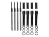 Quickee Adjustable Pushrod Kit - Black. Fits Twin Cam 1999-2017.