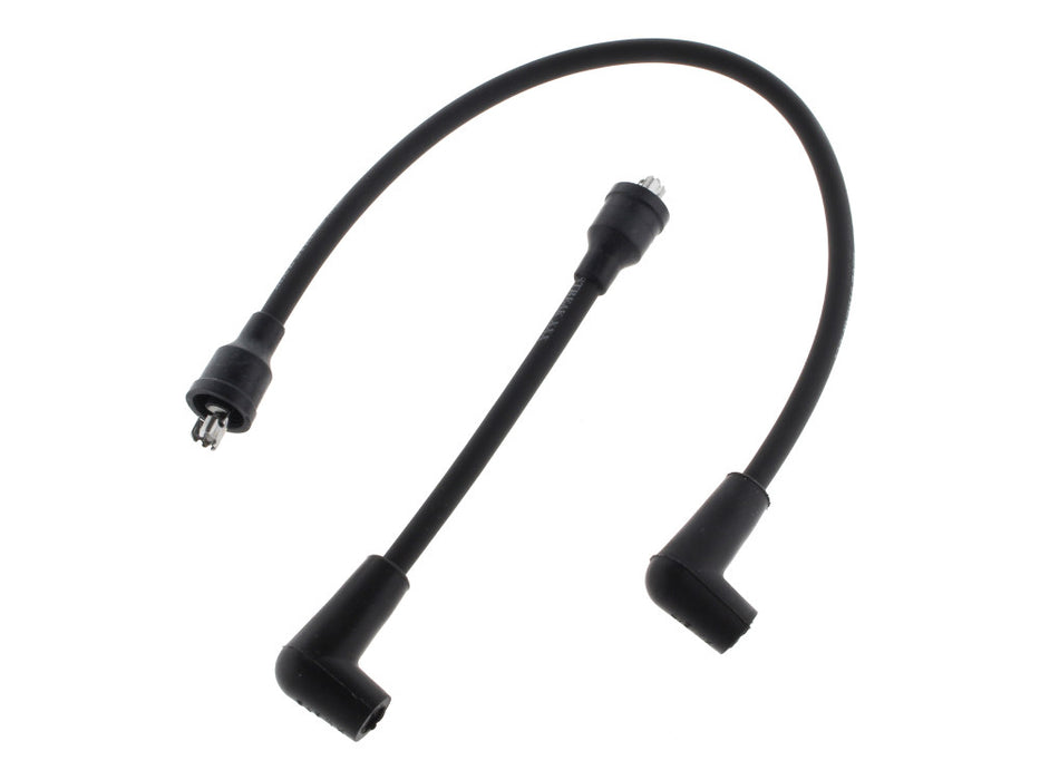 Spark Plug Wire Set - Black. Fits Softail 1984-1999, Dyna 1991-1998, Sportster 1971-1985 & 4Spd Big Twins 1985-1986.