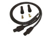 8mm 24in. Universal Spark Plug Wire Set - Black. Fits Evolution Style Engines.