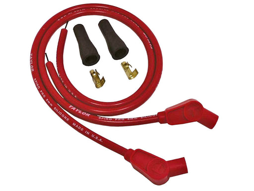 8mm 24in. Universal Spark Plug Wire Set - Red. Fits Evolution Style Engines.
