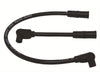 10.4mm Spark Plug Wire Set - Black. Fits Softail 2000-2017 and Dyna 1999-2017.