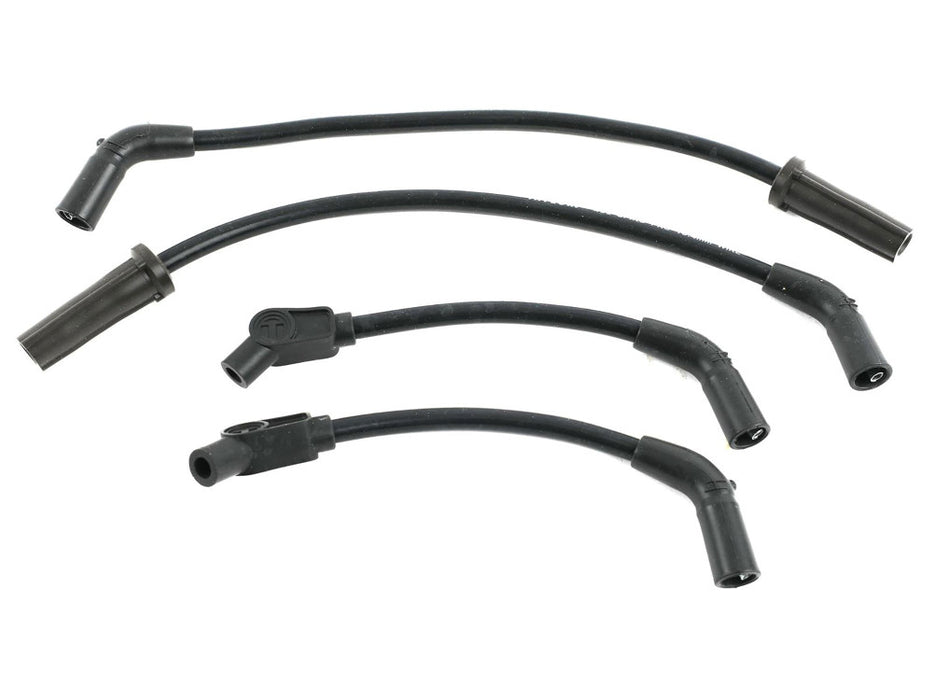 10.4mm Spark Plug Wire Set - Black. Fits Softail 2018up.