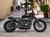 Comp-S 2-into-1 Exhaust - Black with Carbon Fiber End Cap. Fits Sportster 2014-2021