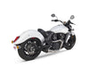 Comp-S 2-into-1 Exhaust - Stainless Steel with Carbon Fiber End Cap. Fits Indian Scout 2015-2024 & fits 2017 Victory Octane.