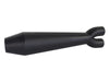 Megaphone Gen II 2-into-1 Exhaust - Black. Fits Softail 2018-2024 with Non-240 Rear Tyre.