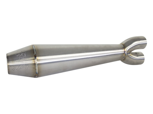 Megaphone Gen II 2-into-1 Exhaust - Stainless Steel. Fits Softail Breakout & Fat Boy 2018-2024