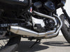 Megaphone Gen II 2-into-1 Exhaust - Stainless Steel. Fits Sportster 1986-2003.