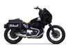 Megaphone Gen II 2-into-1 Exhaust - Stainless Steel. Fits Sportster 1986-2003.