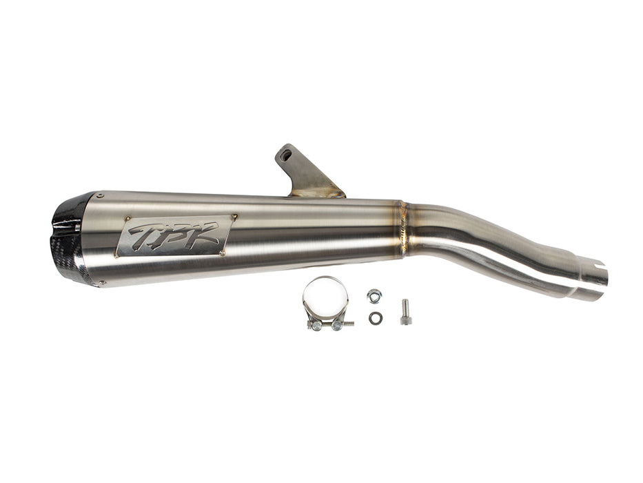 Comp-S Slip-On Muffler - Stainless with Carbon Fiber End Cap. Fits Honda CMX / Rebel 1100cc 2021up.