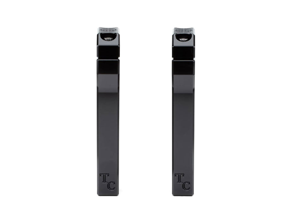 8in. Straight Two Piece Riser Kit - Black. Fits 1-1/8in. Handlebar.