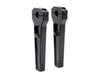 8in. Straight Two Piece Riser Kit - Black. Fits 1-1/8in. Handlebar.