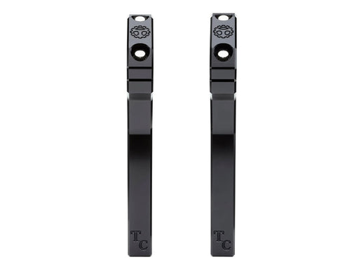 8in. Pullback Two Piece Riser Kit - Black. Fits 1-1/8in. Handlebar.