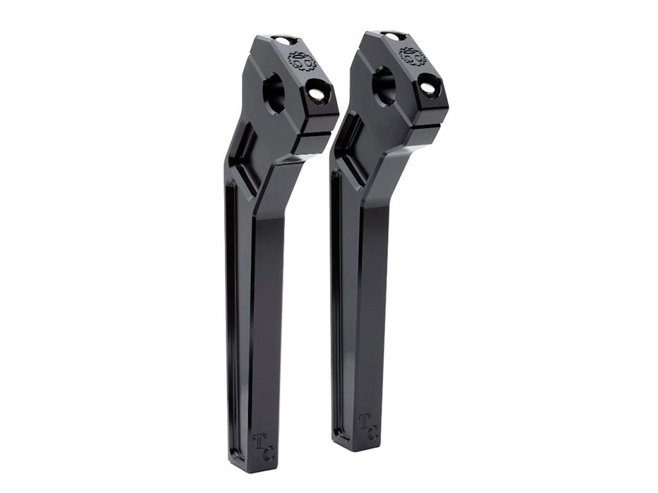 10in. Pullback Two Piece Riser Kit - Black. Fits 1-1/8in. Handlebar.