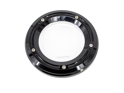 Assault Clear Derby Cover - Gloss Black. Fits Touring 2016up
