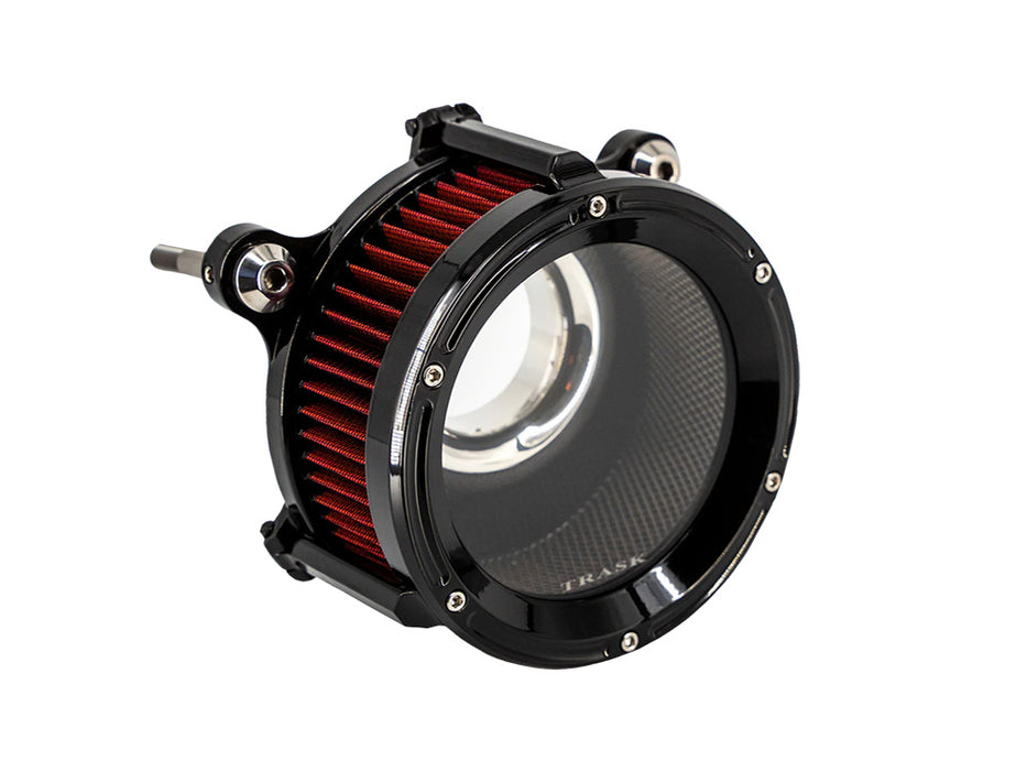 Assault Clear Air Cleaner Kit - Gloss Black. Fits CVO Touring 2023up, Street Glide & Road Glide 2024up, Touring 2025up & Softail 2025up